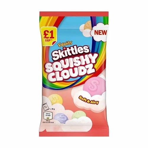 Skittles Cloudz Sweets Bag 70g - Happy Candy UK LTD