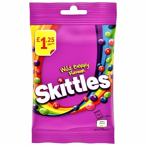 Skittles Wild Berry Share Bag 109g - Happy Candy UK LTD