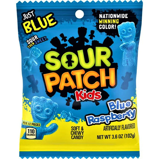 Sour Patch Kids Blue Raspberry Share Bag (USA) 102g - Happy Candy UK LTD