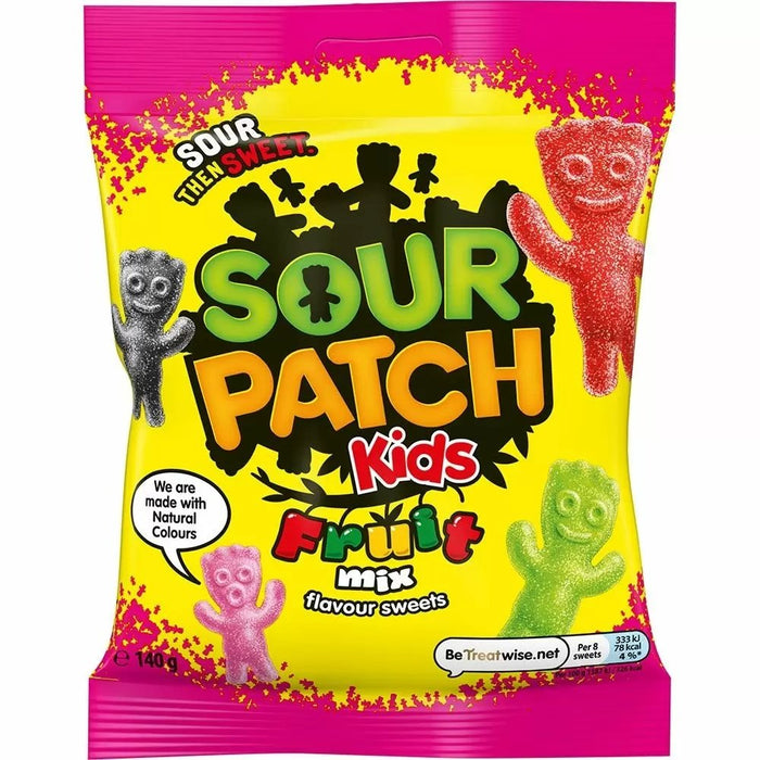 Sour Patch Kids Fruit Mix Share Bag 140g - Happy Candy UK LTD