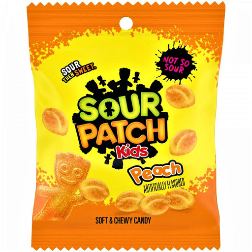 Sour Patch Kids Peach Share Bag (USA) 101g - Happy Candy UK LTD