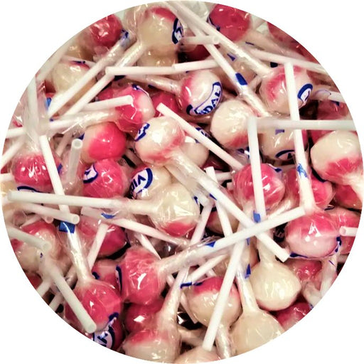 Strawberry & Cream Lollies 10 Pack - Happy Candy UK LTD