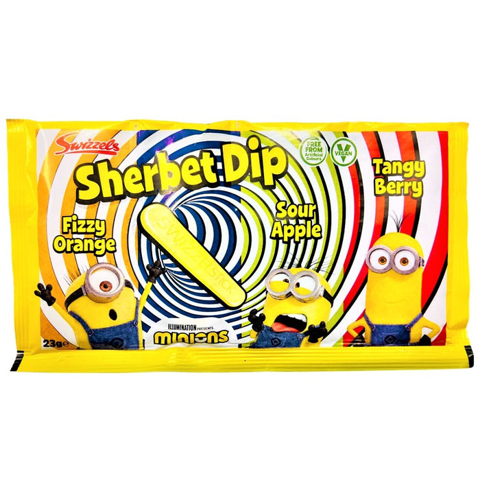 Swizzels Minions Sherbet Dip 23g - Happy Candy UK LTD