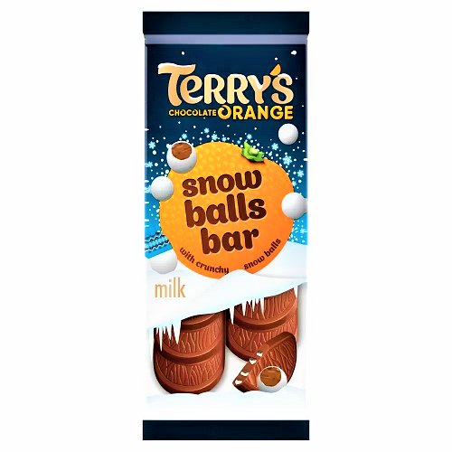 Terry's Chocolate Orange Snowballs Bar 90g - Happy Candy UK LTD
