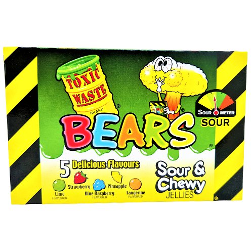 Toxic Waste Bears Sour & Chewy 85g - Happy Candy UK LTD