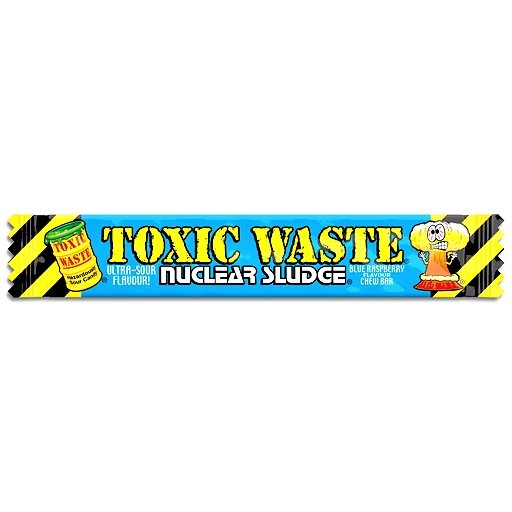 Toxic Waste Blue Raspberry Chew Bar 20g - Happy Candy UK LTD
