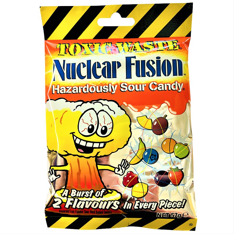 Toxic Waste Nuclear Fusion: Super sour candy with double-flavor  combinations!