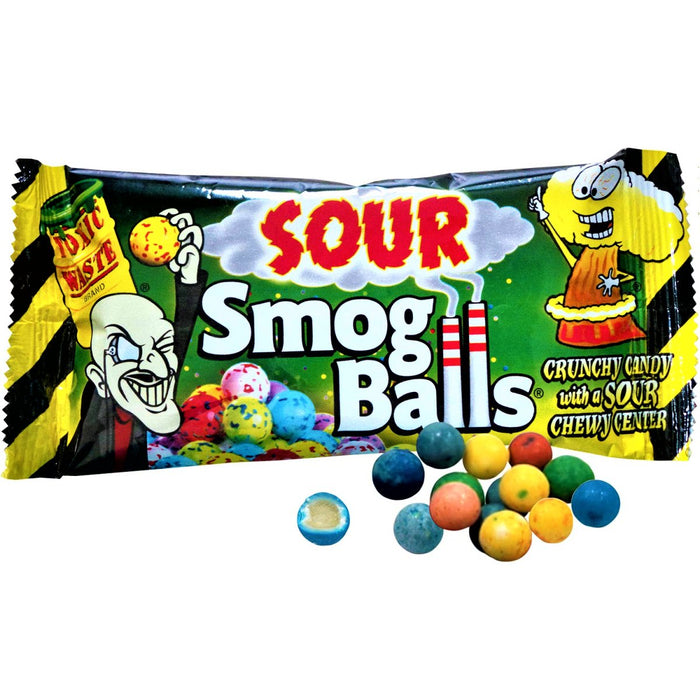 Toxic Waste Sour Smog Balls 48g - Happy Candy UK LTD