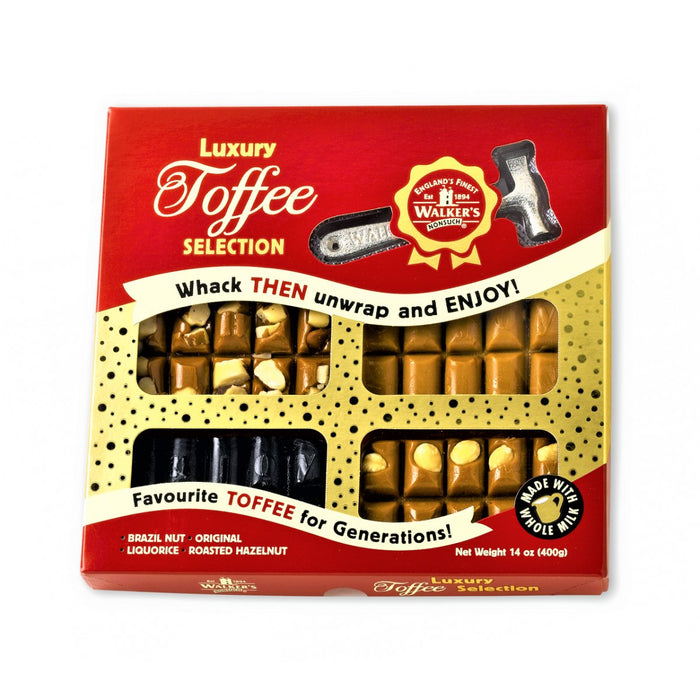 Walker's Nonsuch Luxury Toffee Selection Hammer Pack 400g - Happy Candy UK LTD