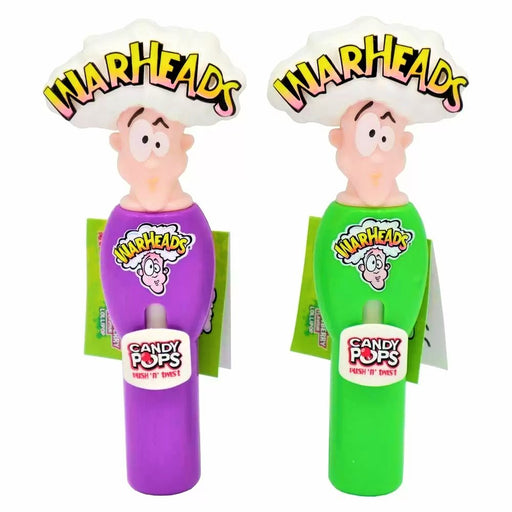 Warheads Candy Pop Push N Twist Lollipop Sour Strawberry 8g - Happy Candy UK LTD