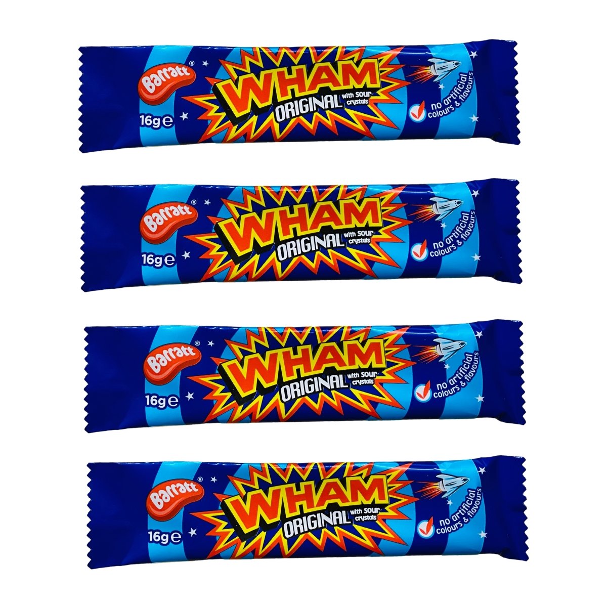 Wham Wrapper Wham Chew Bar Original 4 Pack - Happy Candy UK LTD