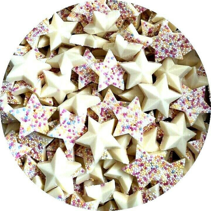 White Choc Stars - Happy Candy UK LTD