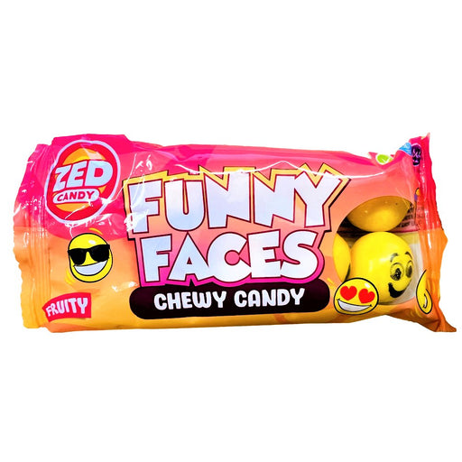 Zed Funny Faces Chewy Candy 39g - Happy Candy UK LTD